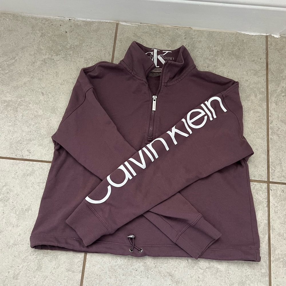 Cropped Quarter Zip